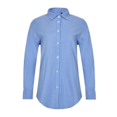 Camasa dama Stretch Oxford cu maneci lungi 405005S Velilla-Sky Blue-05-XS