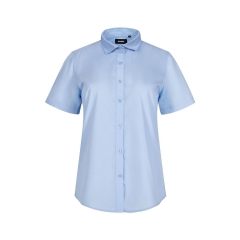 Camasa dama Sleeve cu maneci scurte, 65% poliester, 35% bumbac, densitate 115 gr/mp, 405010 Velilla-Sky Blue-05-XS