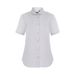 Camasa dama Sleeve cu maneci scurte, 65% poliester, 35% bumbac, densitate 115 gr/mp, 405010 Velilla-Ice Grey-58-XS