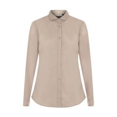 Camasa dama Sleeve cu maneci lungi, 65% poliester, 35% bumbac, densitate 115 gr/mp, 405011 Velilla-Light Beige-47-XS