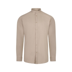 Camasa barbati tip tunica cu maneci lungi, densitate 115gr/mp, Sleeve stretch 405013S Velilla-Light Beige-47-S