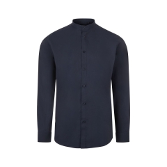 Camasa barbati tip tunica cu maneci lungi, densitate 115gr/mp, Sleeve stretch 405013S Velilla-Navy Blue-61-S