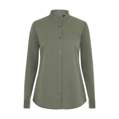 Camasa dama tip tunica cu maneci lungi, densitate 115gr/mp, Sleeve stretch 405015S Velilla-Light Olive Green -35-XS