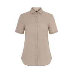 Camasa dama Stretch cu maneci scurte, densitate 115gr/mp, 405016S Velilla-Light Beige-47-XS