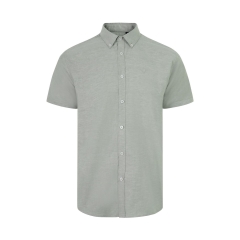 Camasa barbati Stretch Oxford cu maneci scurte 405024S Velilla-Light Olive Green -35-S