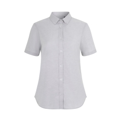 Camasa dama Stretch Oxford cu maneci scurte 405025S Velilla-Ice Grey-58-XS