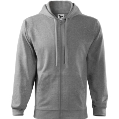 Hanorac barbati Trendy Zipper 410 Malfini-Gri inchis-12-S