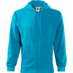 Hanorac barbati Trendy Zipper 410 Malfini-Turcoaz-44-S
