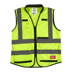 Vesta protectie reflectorizanta Premium Milwaukee-Galben Fluorescent-S/M 4932471895
