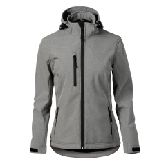 Jacheta dama softshell Performance 521 Malfini-Gri inchis-12-S