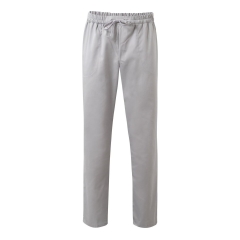 Pantaloni medicali unisex tercot cu talie elastica 533001 Velilla -Ice Grey-58-XXS