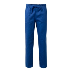 Pantaloni medicali unisex tercot cu talie elastica 533001 Velilla -Ultramarine Blue-62-XXS