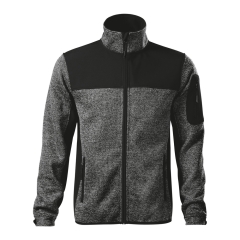 Jacheta barbati softshell Casual 550 Malfini Premium-Knit Gray-80-S
