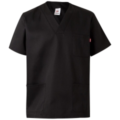 Bluza medicala unisex 589 Velilla-Black-00-XXS