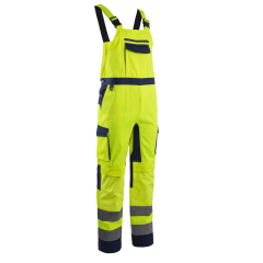 Pantaloni de lucru cu pieptar reflectorizanti HIBANA 5HBB Coverguard-Galben Fluorescent-S