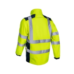 Jacheta softshell reflectorizanta Kanpa Converguard-Galben Fluorescent-M