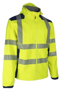 Jacheta softshell reflectorizanta Nebulo Coverguard-Galben-L