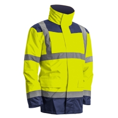 Jacheta reflectorizanta 4in1 Kanata Coverguard-Galben/Navy-L