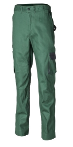 Pantaloni de lucru tercot Coverguard-Verde/negru-S