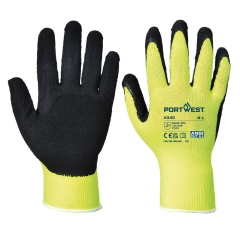 Manusi de protectie impregnate cu spuma de latex A340 Portwest-Galben-M