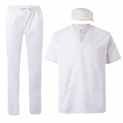 Costum medical unisex elastic 534006S/535206S/533006S Velilla-White-07-XS