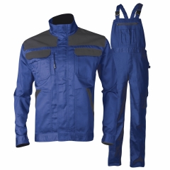 Costum salopeta cu pieptar TECHNICITY Coveguard-Albastru/Negru-3XL