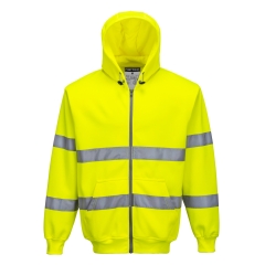 Hanorac reflectorizant Hi-Vis cu fermoar B305 Portwest-Galben-XS