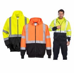 Hanorc reflectorizant Hi-Vis bicolor cu fermoar B315 Portwest