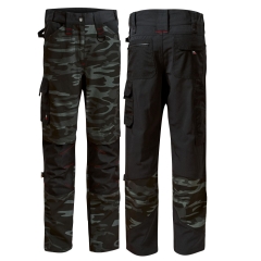 Pantaloni de lucru pentru barbati Vertex Camo W09 Rimeck-Camouflage dark gray-C2-60