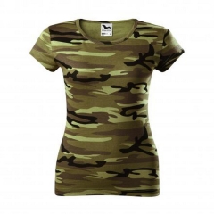 Tricou dama Como Pure C22 Malfini-Camuflaj verde-34-XS