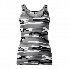 Tricou dama Camo Triumph C36 Malfini-Camuflaj gri-32-XS