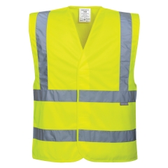 Vesta reflectorizanta Hi-Vis Two Band&Brace C470 Portwest-Galben-L/XL