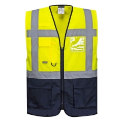 Vesta reflectorizanta Warsaw Executive C476 Portwest-Galben/Navy-S