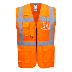 Vesta reflectorizanta Madrid Executive Mesh C496 Portwest-Portocaliu-L