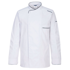 Jacheta bucatar Surrey Chefs L/S C835 Portwest-Alb-M