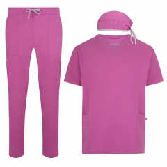 Costum medical unisex PureStretch protectie antibacteriana si material hidrofug 534020S/535220S/533020S Velilla-Orquid-38-XS