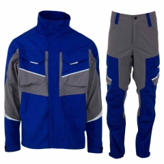 Costum salopeta standard din tercot 240g/m² Liscia/Elastico 542B/543B Renania-Albastru-S