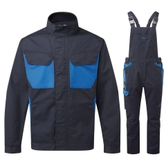Costum salopeta cu pieptar protectie UV T745/T746 Portwest-Navy-S