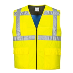 Vesta de racorire Cooling HiVis CV02 Portwest-Galben-L/XL