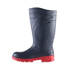 Cizme de protectie Devil S5 SRC EXENA-Bleumarin/Rosu-36