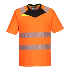 Tricou reflectorizant Hi-ViS DX413 Portwest-Portocaliu/Negru-S