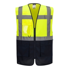 Vesta reflectorizanta Contrast ES076 Portwest-Galben/Navy-S