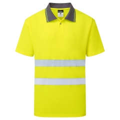 Tricou polo Hi-vis Essential ES477 Portwest-Galben-XS