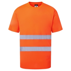 Tricou reflectorizant 100% poliester Essential ES478 Portwest-Portocaliu-XS