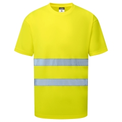 Tricou reflectorizant 100% poliester Essential ES478 Portwest-Galben-XS