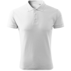 Tricou polo barbati Pique Polo Free F03 Malfini-Alb-00-S