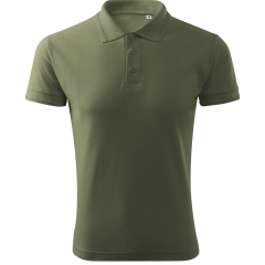 Tricou polo barbati Pique Polo Free F03 Malfini-Khaki-09-S