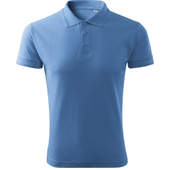 Tricou polo barbati Pique Polo Free F03 Malfini-Albastru deschis-15-S