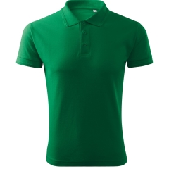 Tricou polo barbati Pique Polo Free F03 Malfini-Verde mediu-16-S