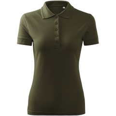 Tricou dama polo Pique Polo Free F10 Malfini-Military-69-S